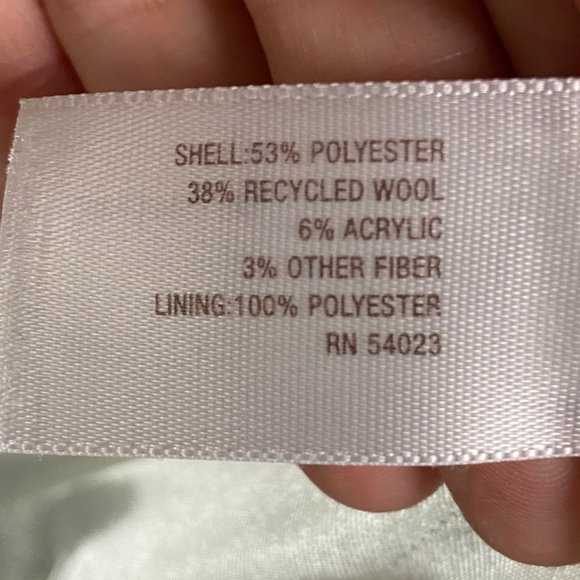 Old Navy Women Plaid Gray White Light blue Silky liner Coat Jacket Sz Small - Picture 6 of 13